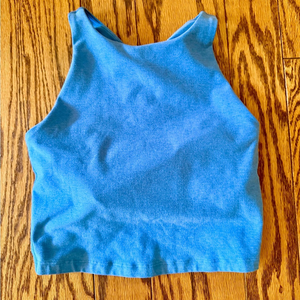 Beyond Yoga Blue focus Tank Top